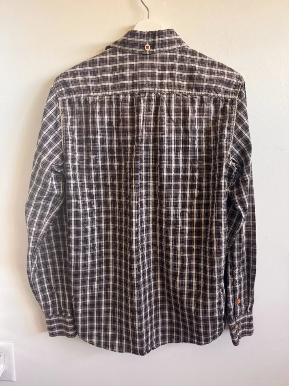 Weekend Favorite! Banana Republic Purple Plaid Button-Down Shirt